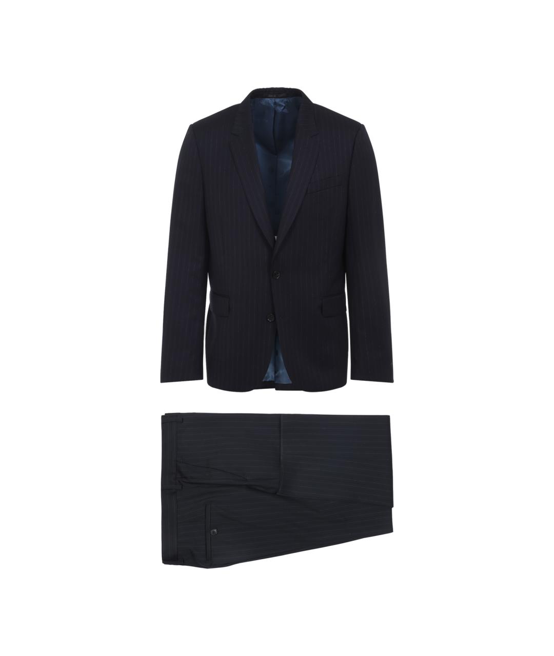PAUL SMITH Темно-синий классический костюм, фото 1