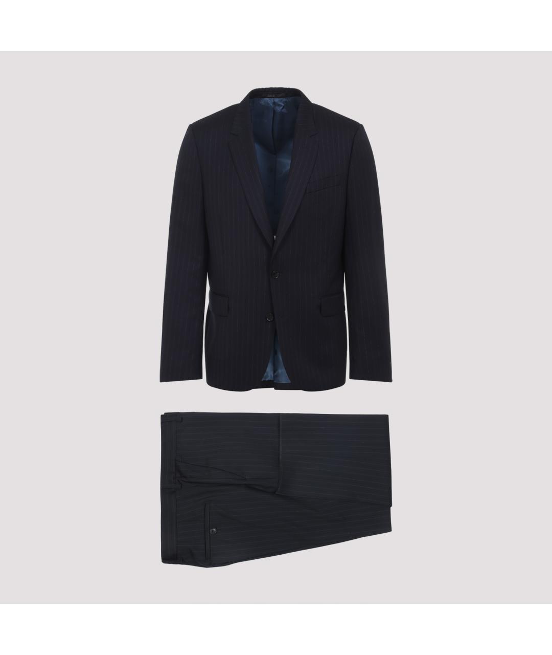 PAUL SMITH Темно-синий классический костюм, фото 2