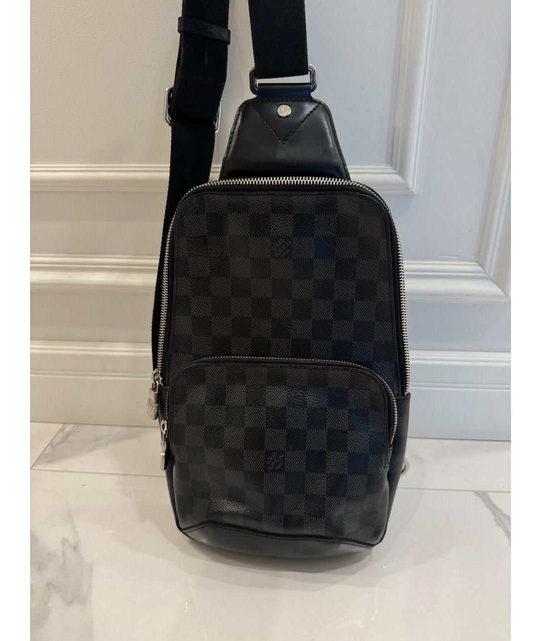 LOUIS VUITTON Черная сумка на плечо, фото 2