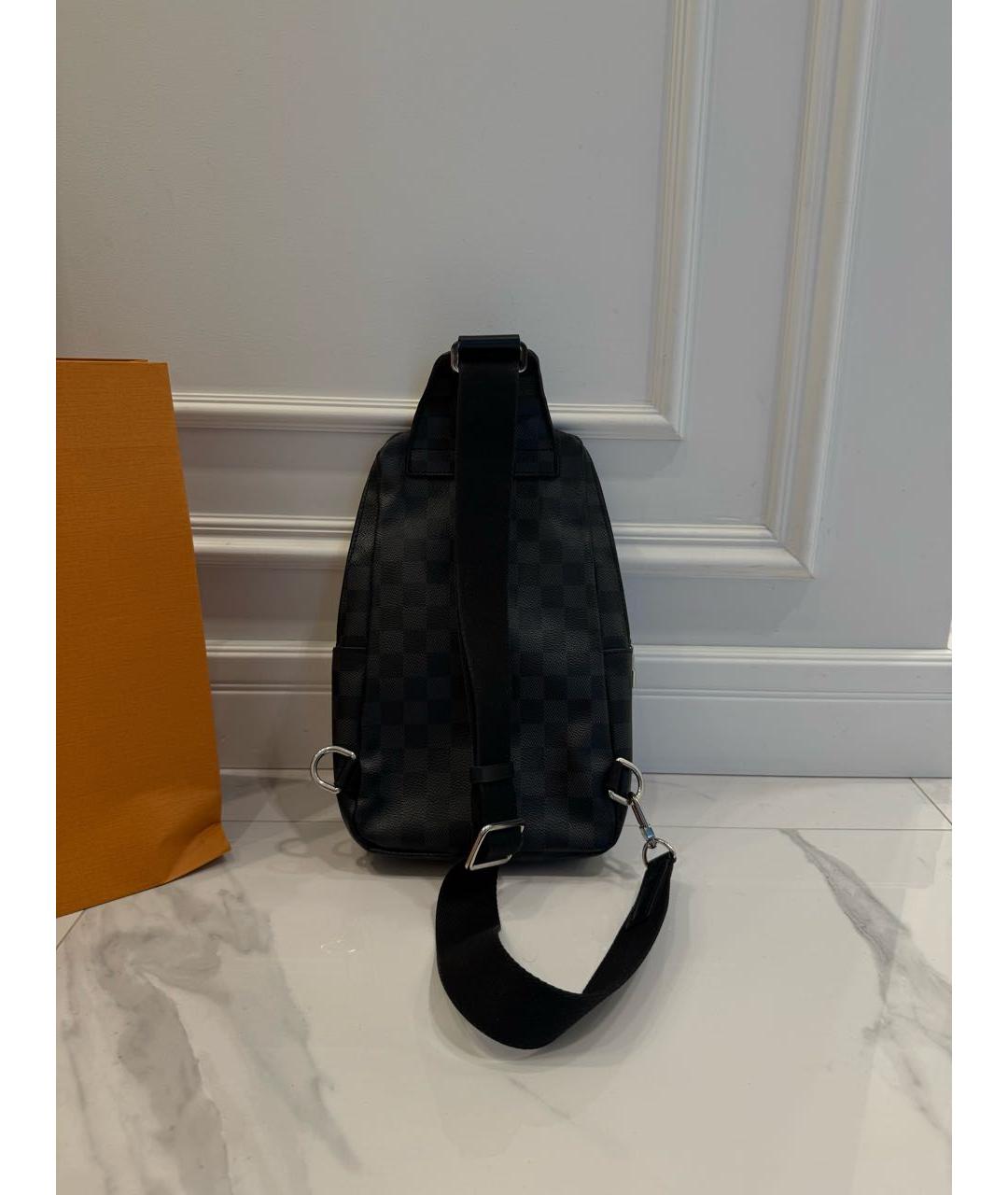 LOUIS VUITTON Черная сумка на плечо, фото 3