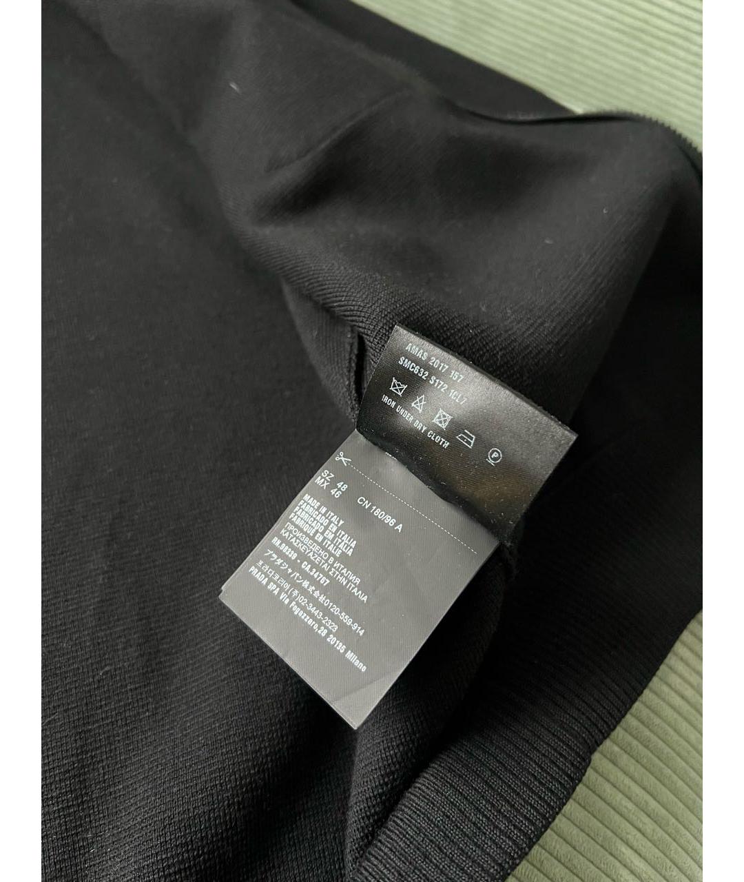 PRADA Черный шерстяной джемпер / свитер, фото 7