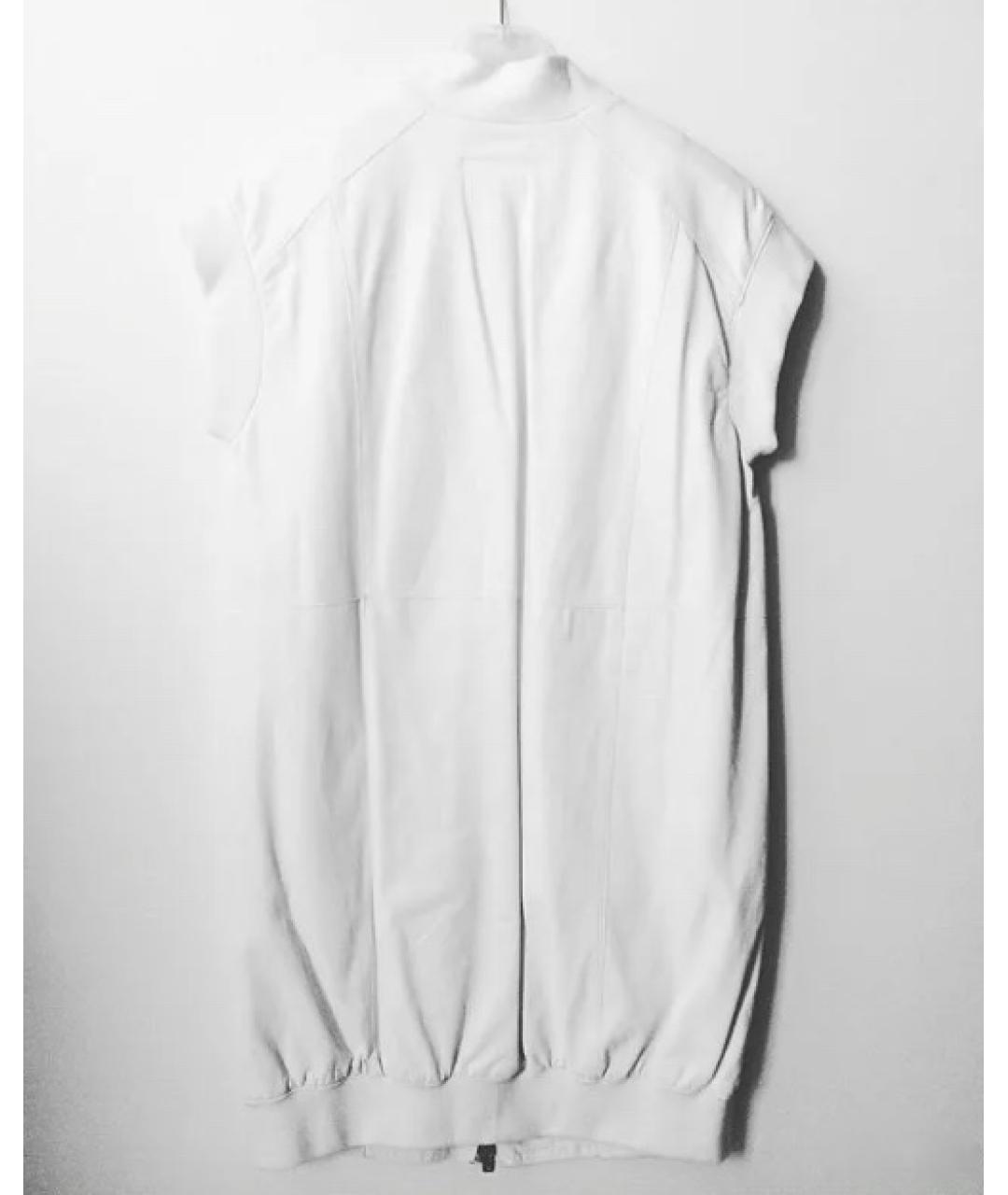 MAISON MARGIELA Белый кожаный жилет, фото 5