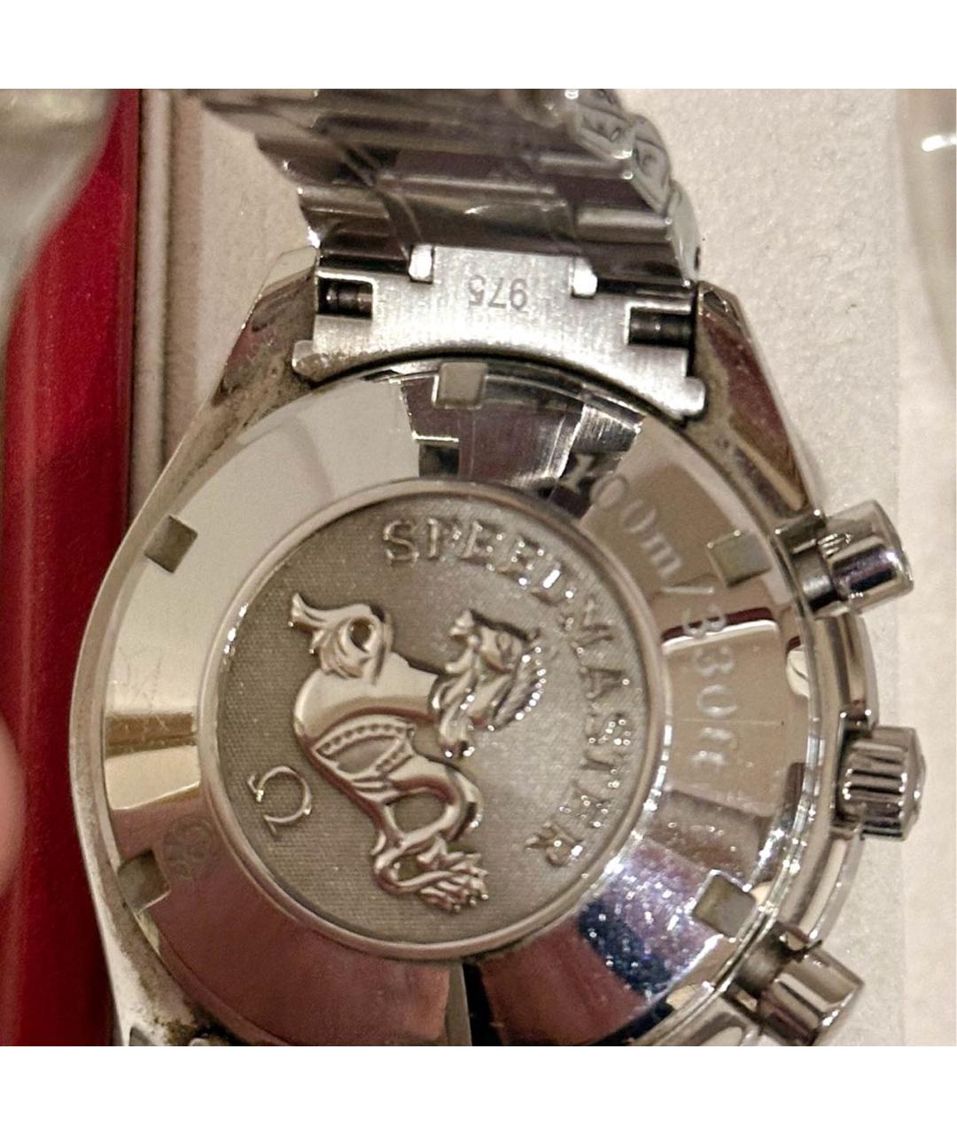 OMEGA Серебряные стальные часы, фото 2