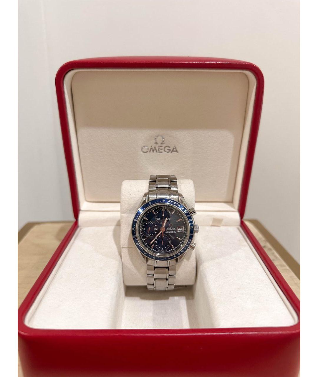 OMEGA Серебряные стальные часы, фото 5