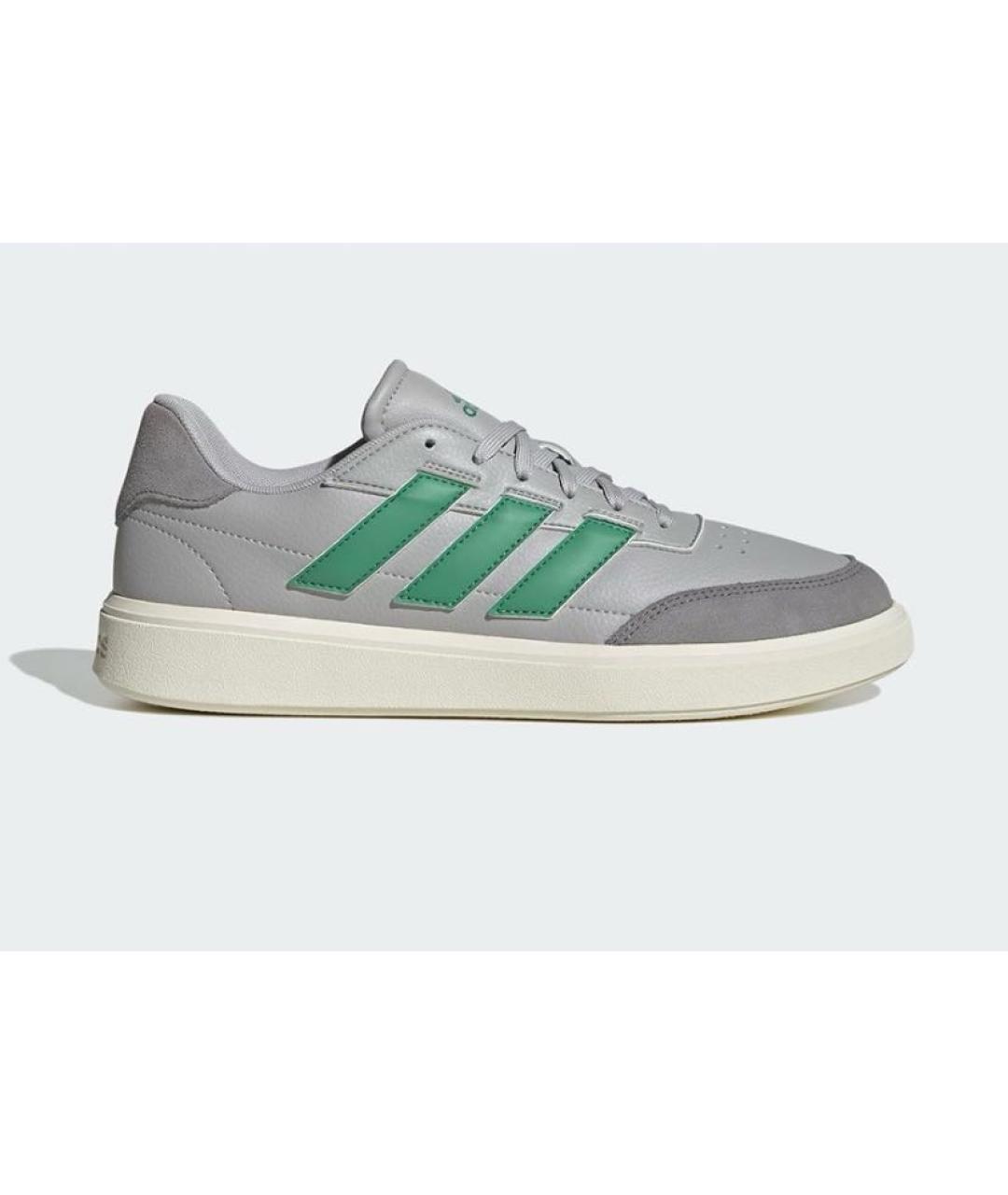 ADIDAS Серые кожаные кроссовки, фото 9