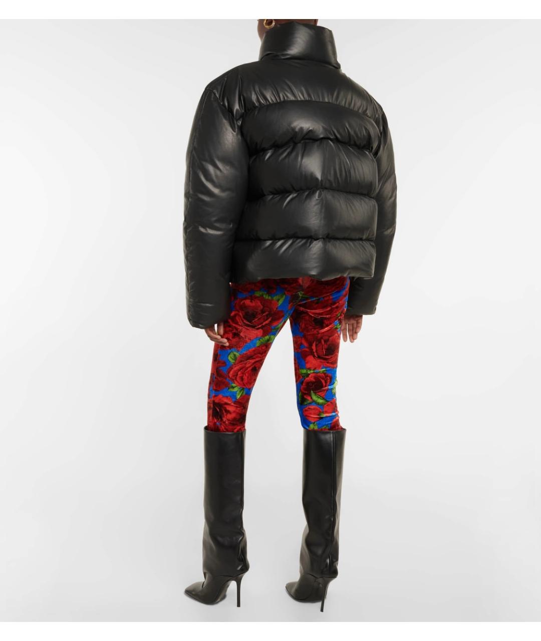 MAGDA BUTRYM Черный кожаный пуховик, фото 5