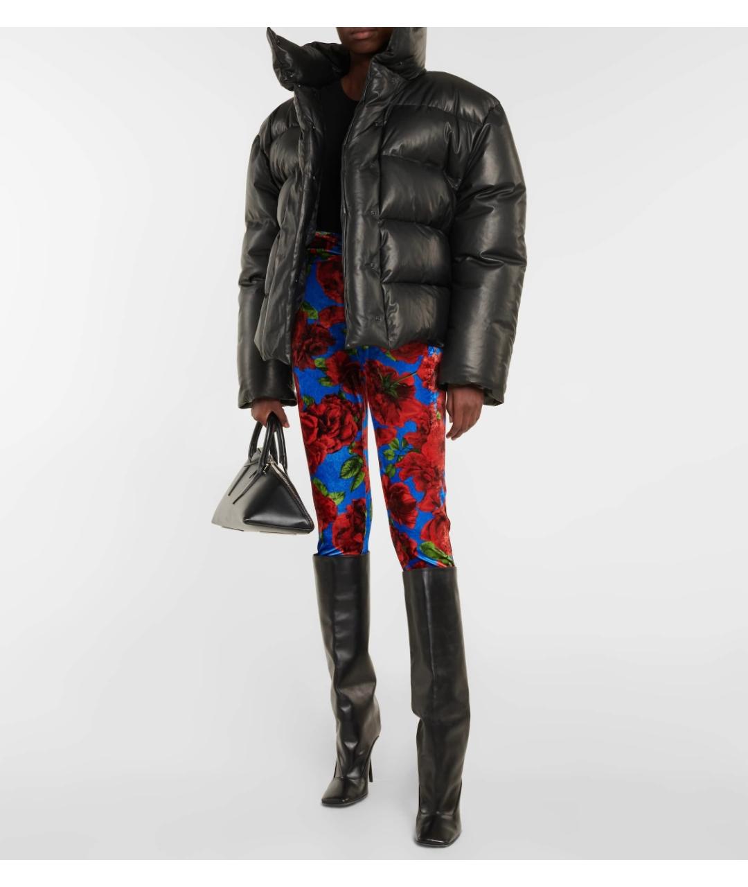 MAGDA BUTRYM Черный кожаный пуховик, фото 4