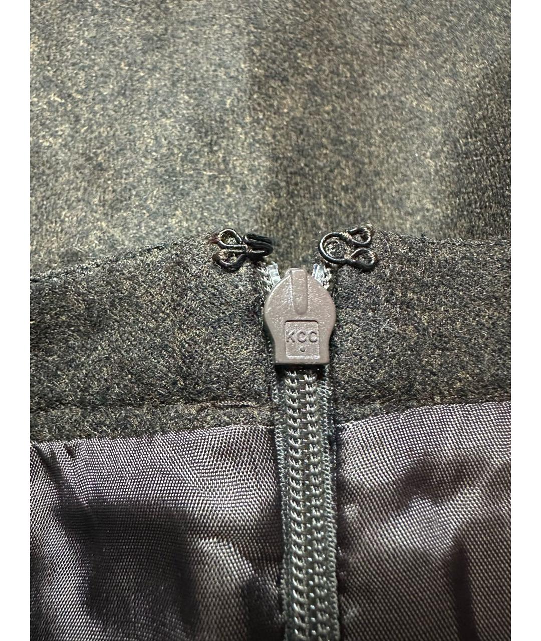 ETRO Коричневая шерстяная юбка миди, фото 8