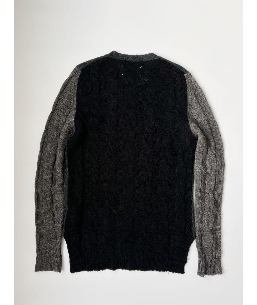 MAISON MARGIELA Черный шерстяной джемпер / свитер, фото 5