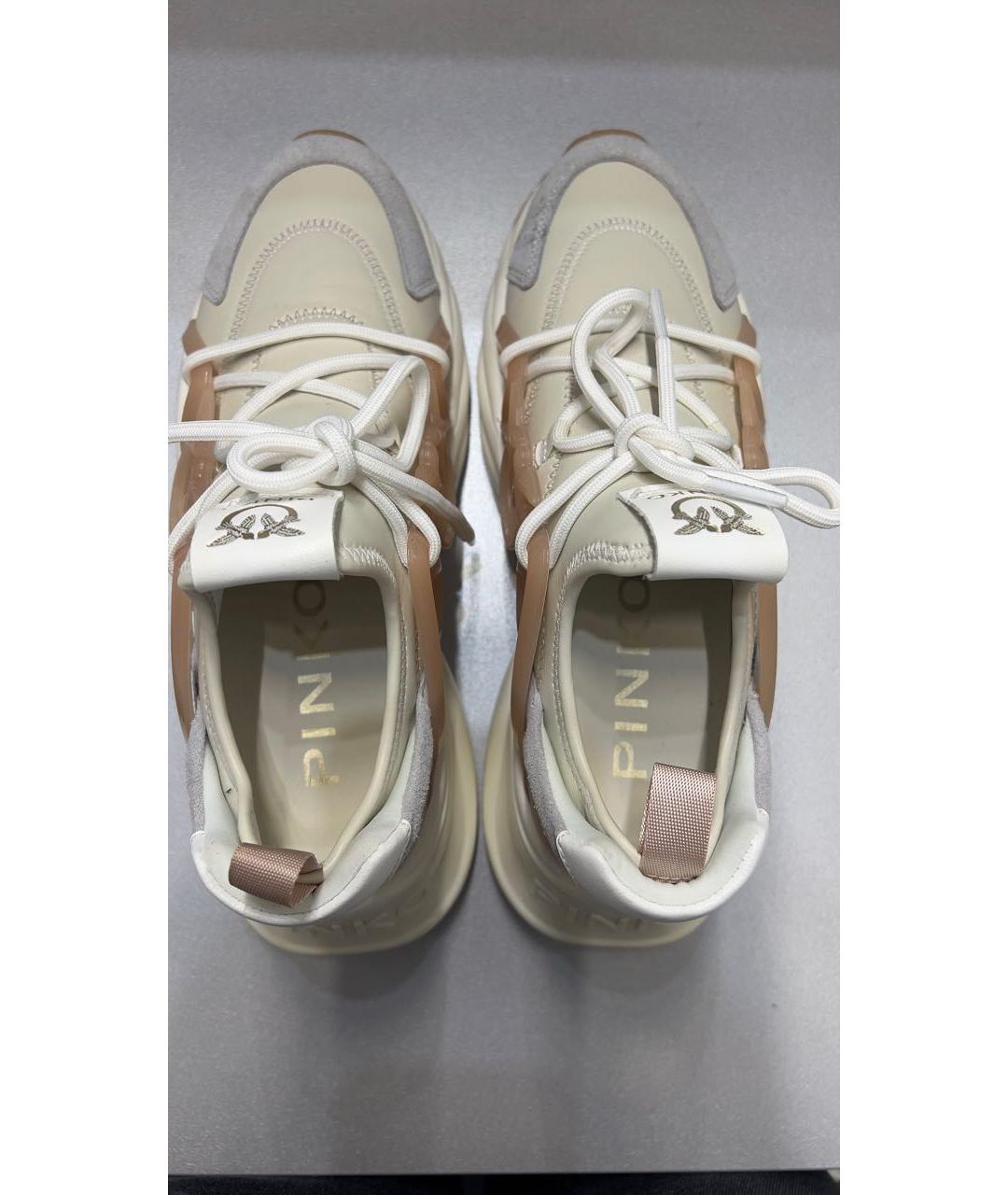 PINKO Кожаные кроссовки, фото 3