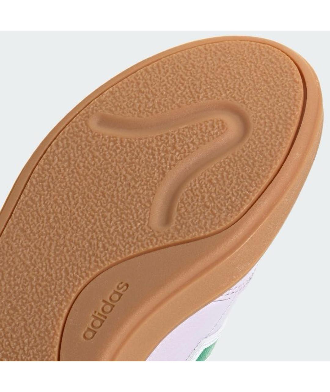 ADIDAS Фиолетовые кожаные кроссовки, фото 8