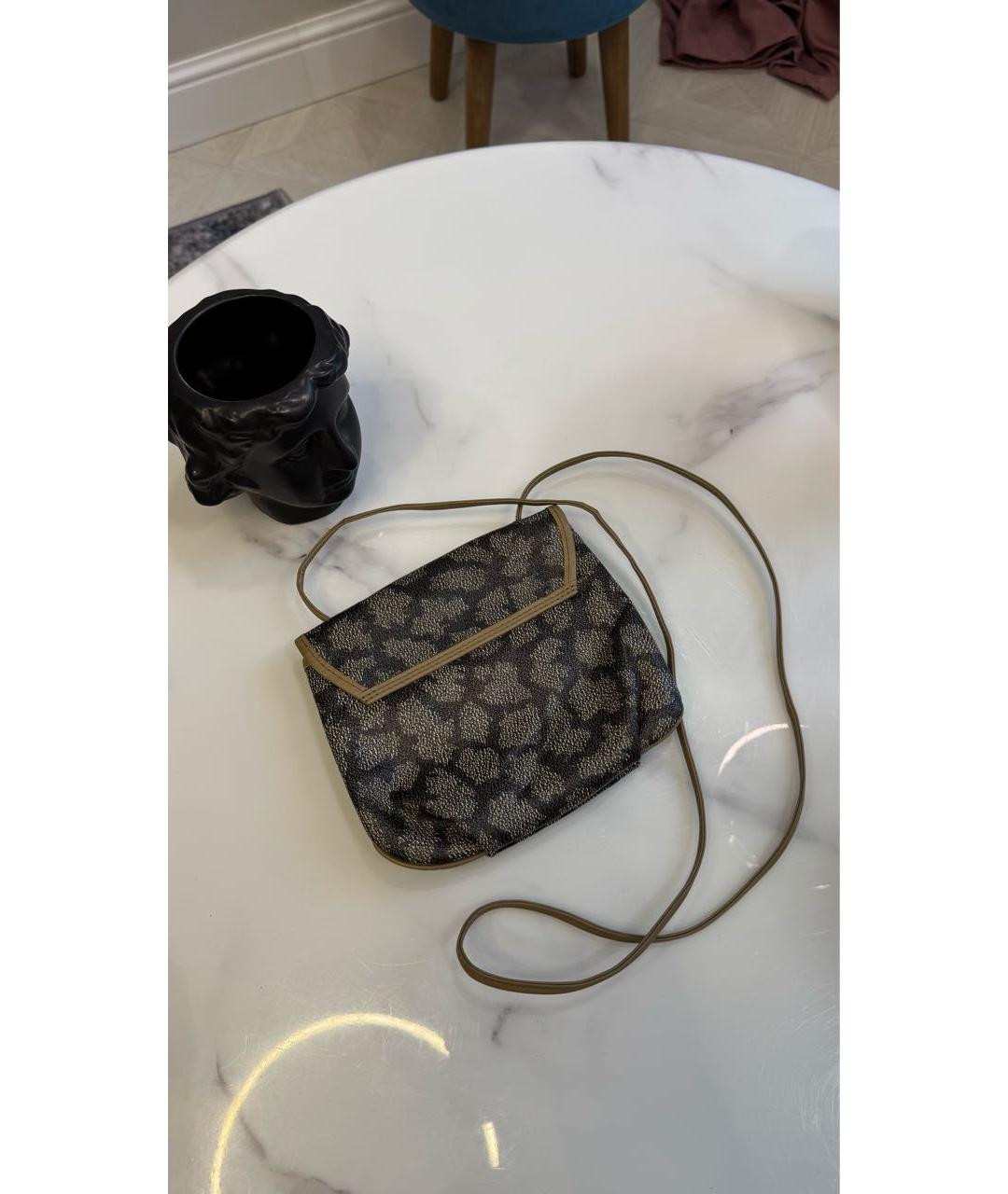 SAINT LAURENT Бежевая кожаная сумка через плечо, фото 3