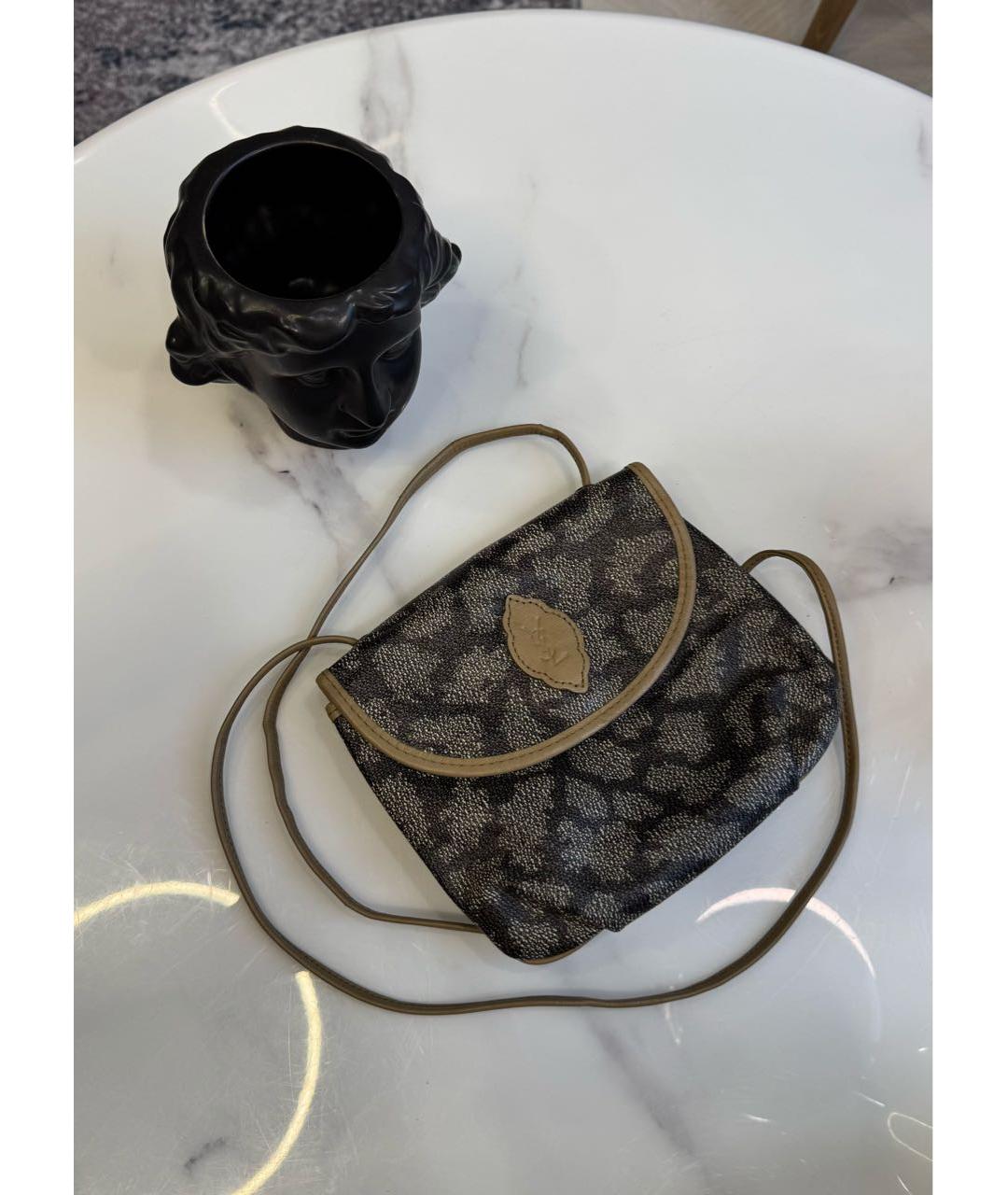 SAINT LAURENT Бежевая кожаная сумка через плечо, фото 2