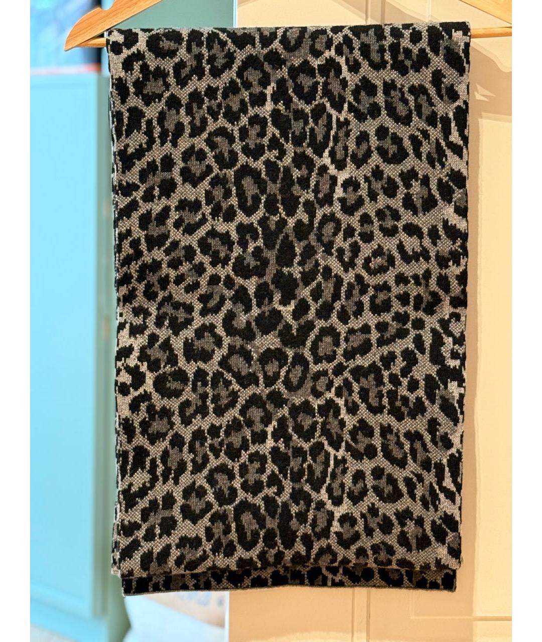 CHRISTIAN DIOR Коричневый кашемировый шарф, фото 2