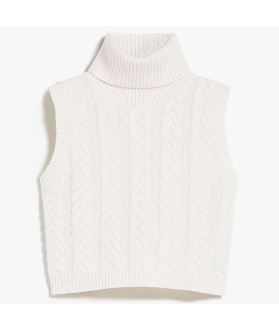 MAX MARA Белая водолазка, фото 6