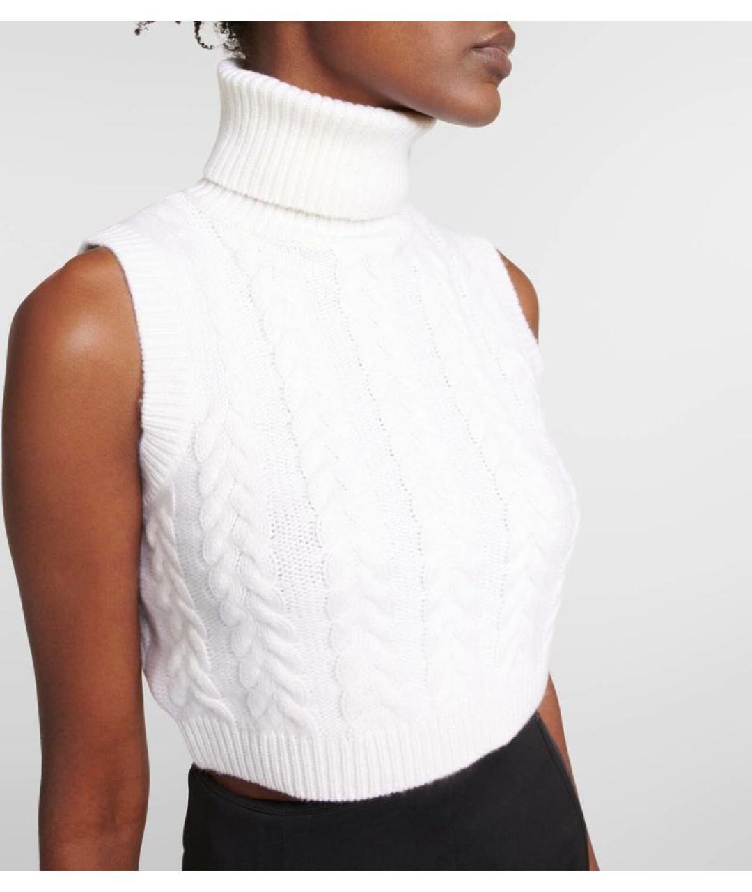 MAX MARA Белая водолазка, фото 5