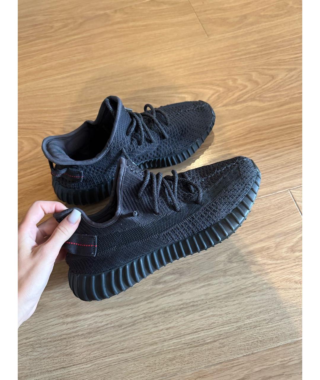 ADIDAS YEEZY Черные текстильные кроссовки, фото 6