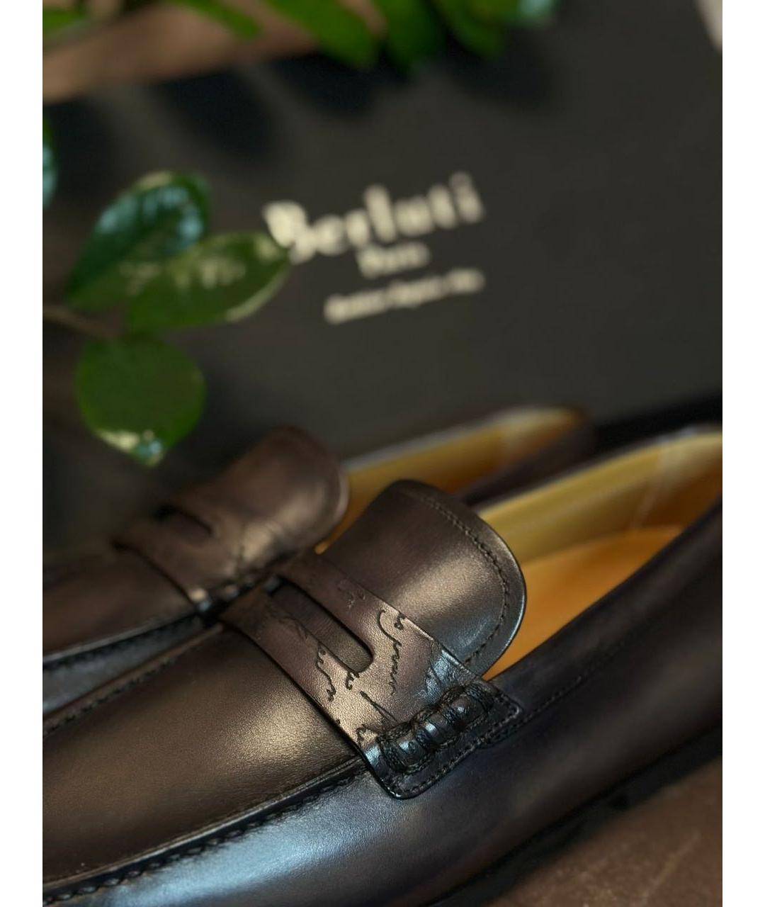 BERLUTI Мульти кожаные мокасины, фото 5