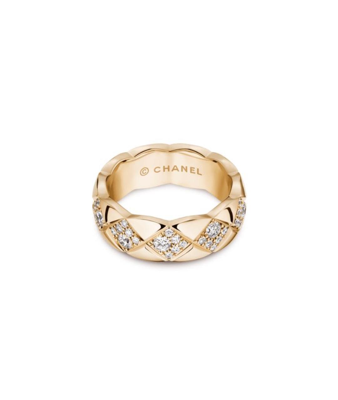 CHANEL Бежевое кольцо из розового золота, фото 2