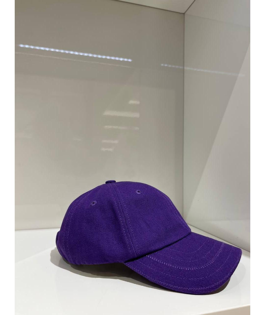 JACQUEMUS Фиолетовая кепка, фото 4