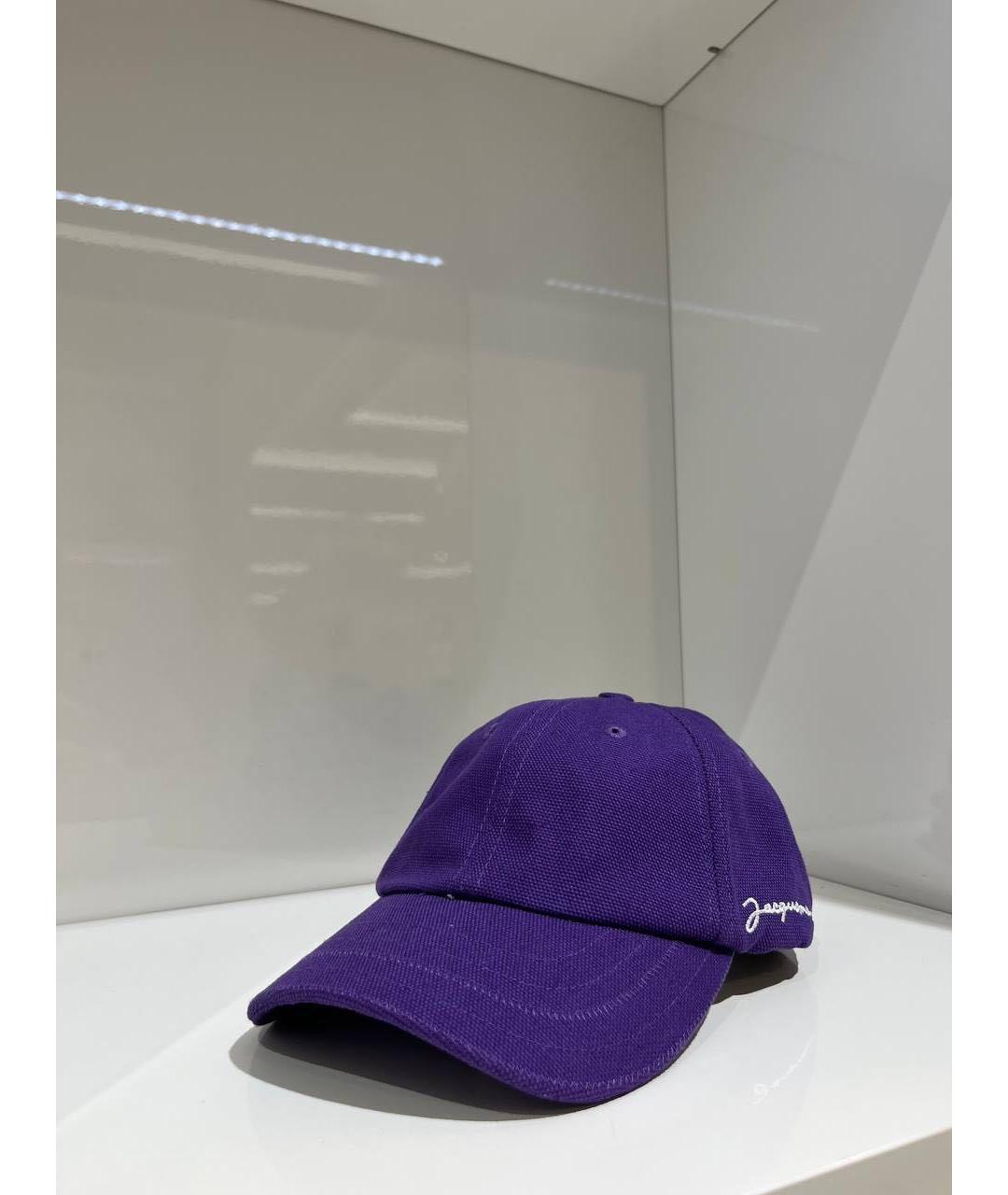 JACQUEMUS Фиолетовая кепка, фото 2
