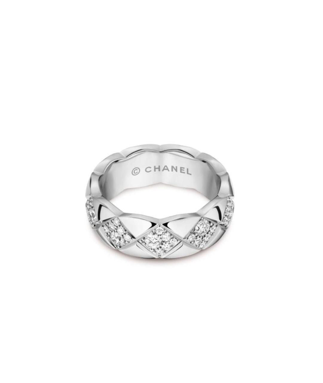 CHANEL Серебряное кольцо из белого золота, фото 2