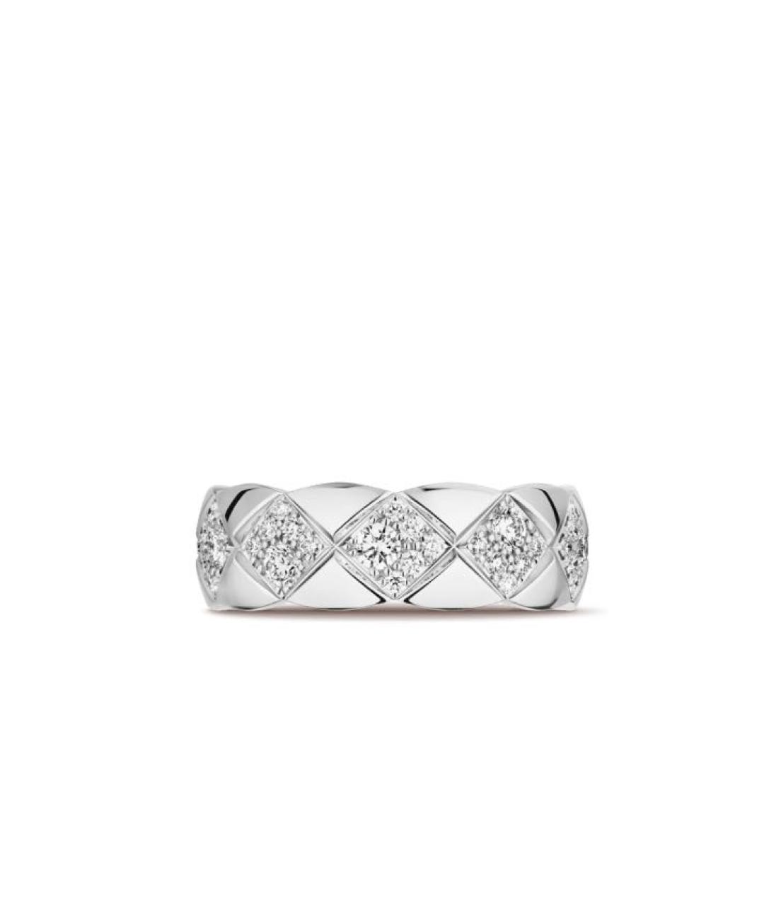 CHANEL Серебряное кольцо из белого золота, фото 4
