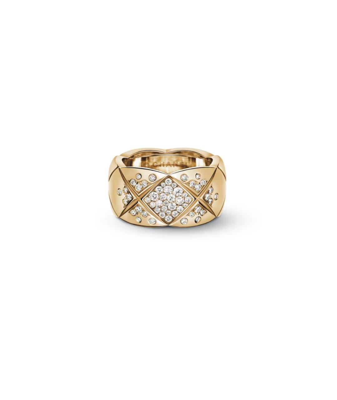 CHANEL Бежевое кольцо из розового золота, фото 5