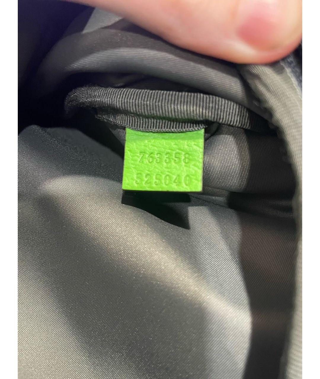 GUCCI Серый тканевый рюкзак, фото 7