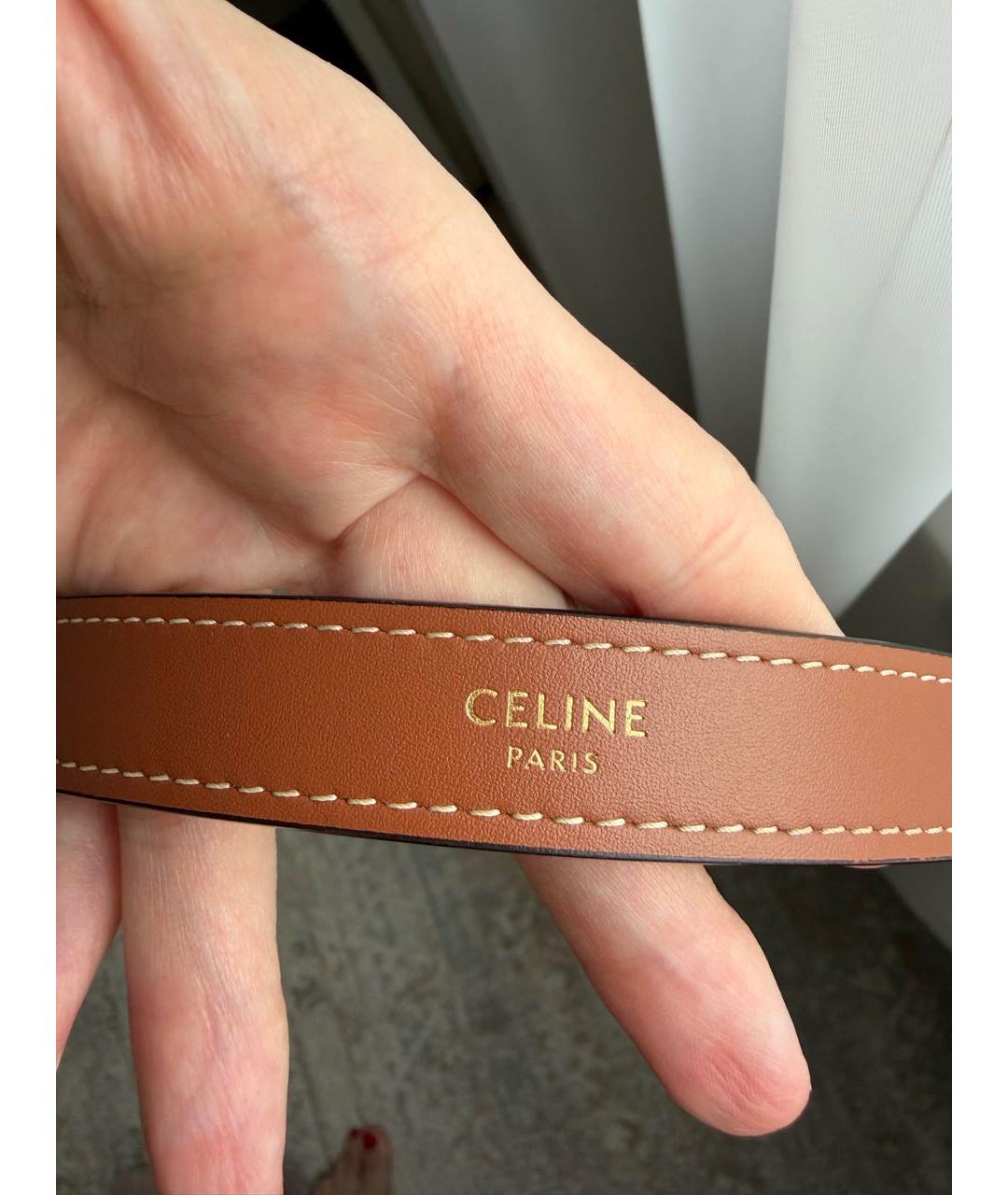 CELINE Белая сумка с короткими ручками, фото 5