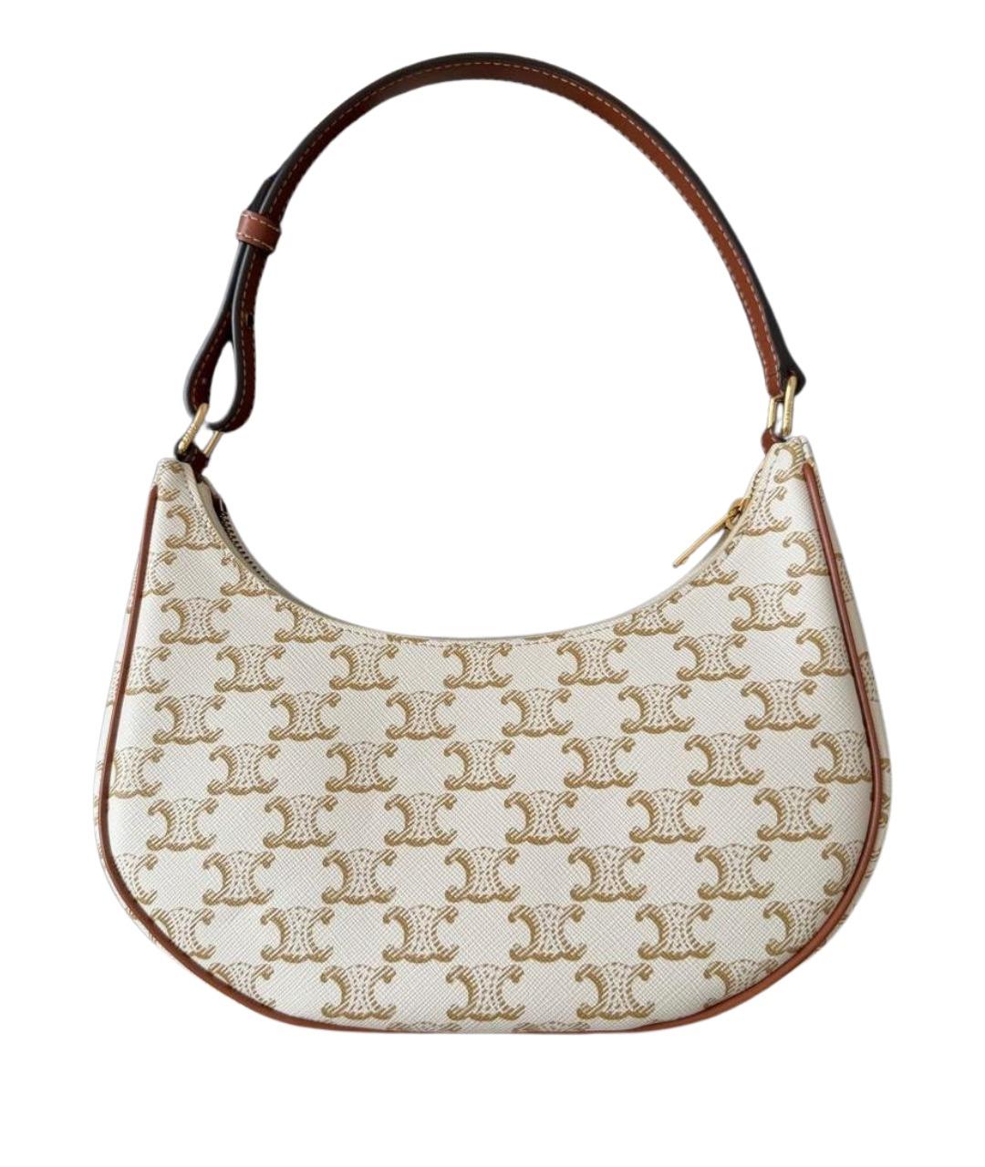 CELINE Белая сумка с короткими ручками, фото 1