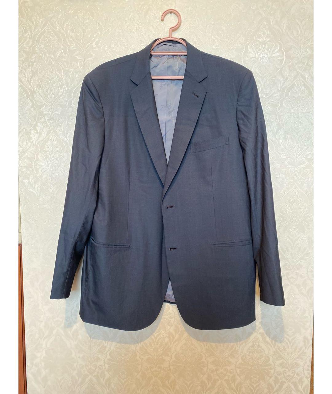 BRIONI Антрацитовый шерстяной пиджак, фото 8