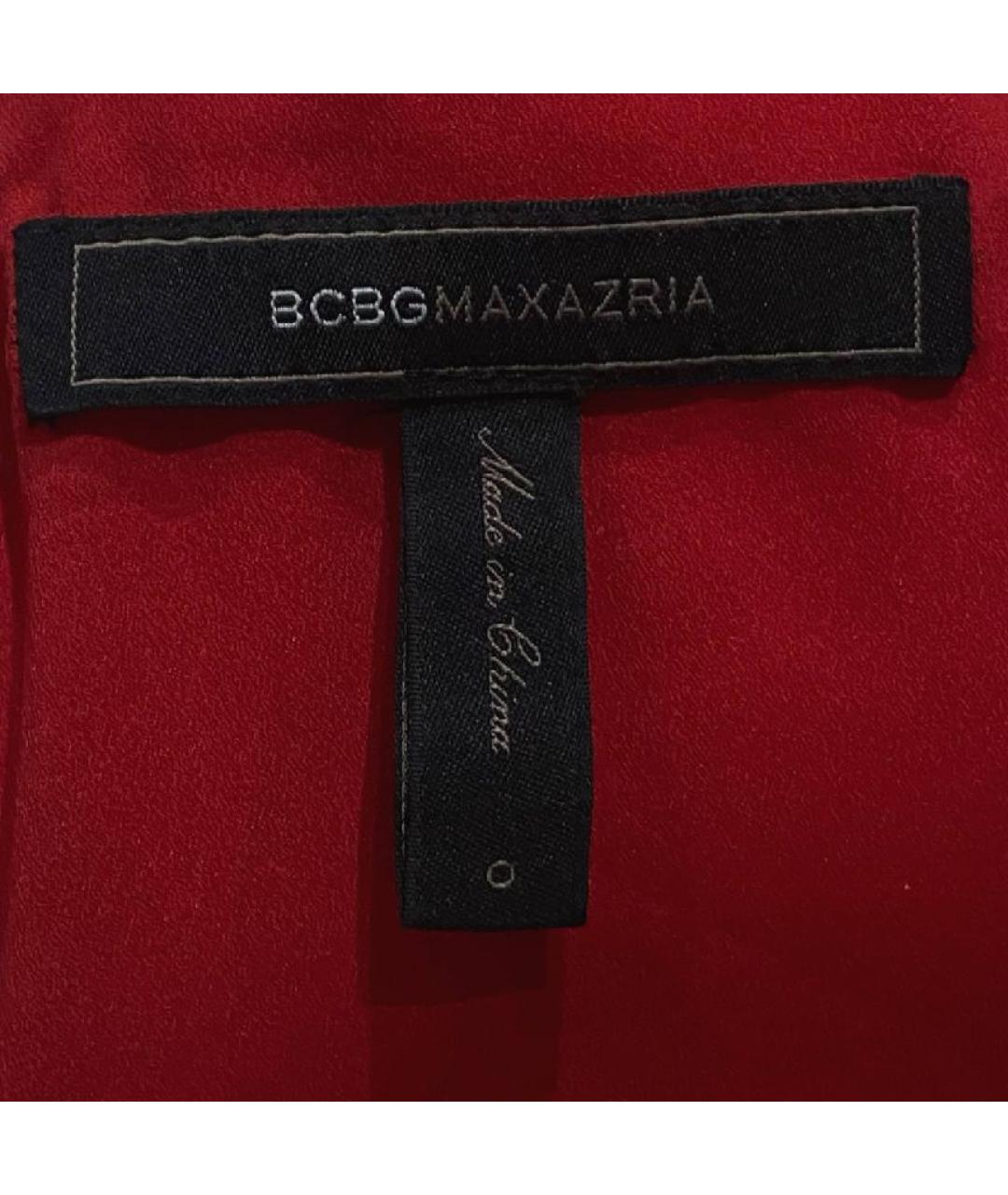 BCBG MAXAZRIA Красное полиэстеровое вечернее платье, фото 4