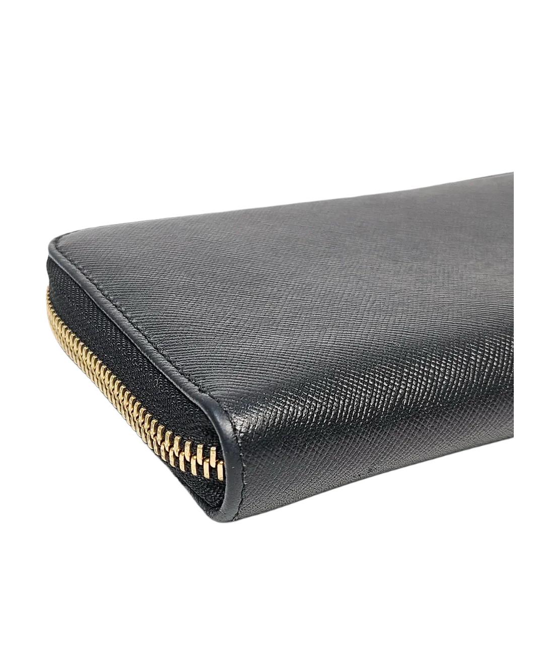 PAUL SMITH Черный кожаный кошелек, фото 5