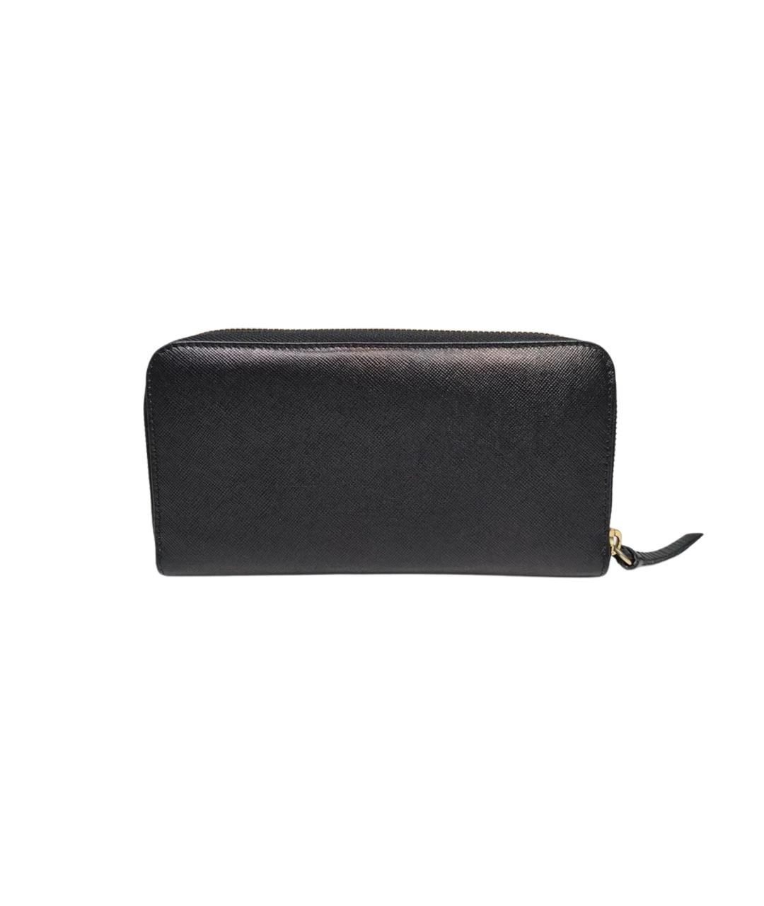 PAUL SMITH Черный кожаный кошелек, фото 2