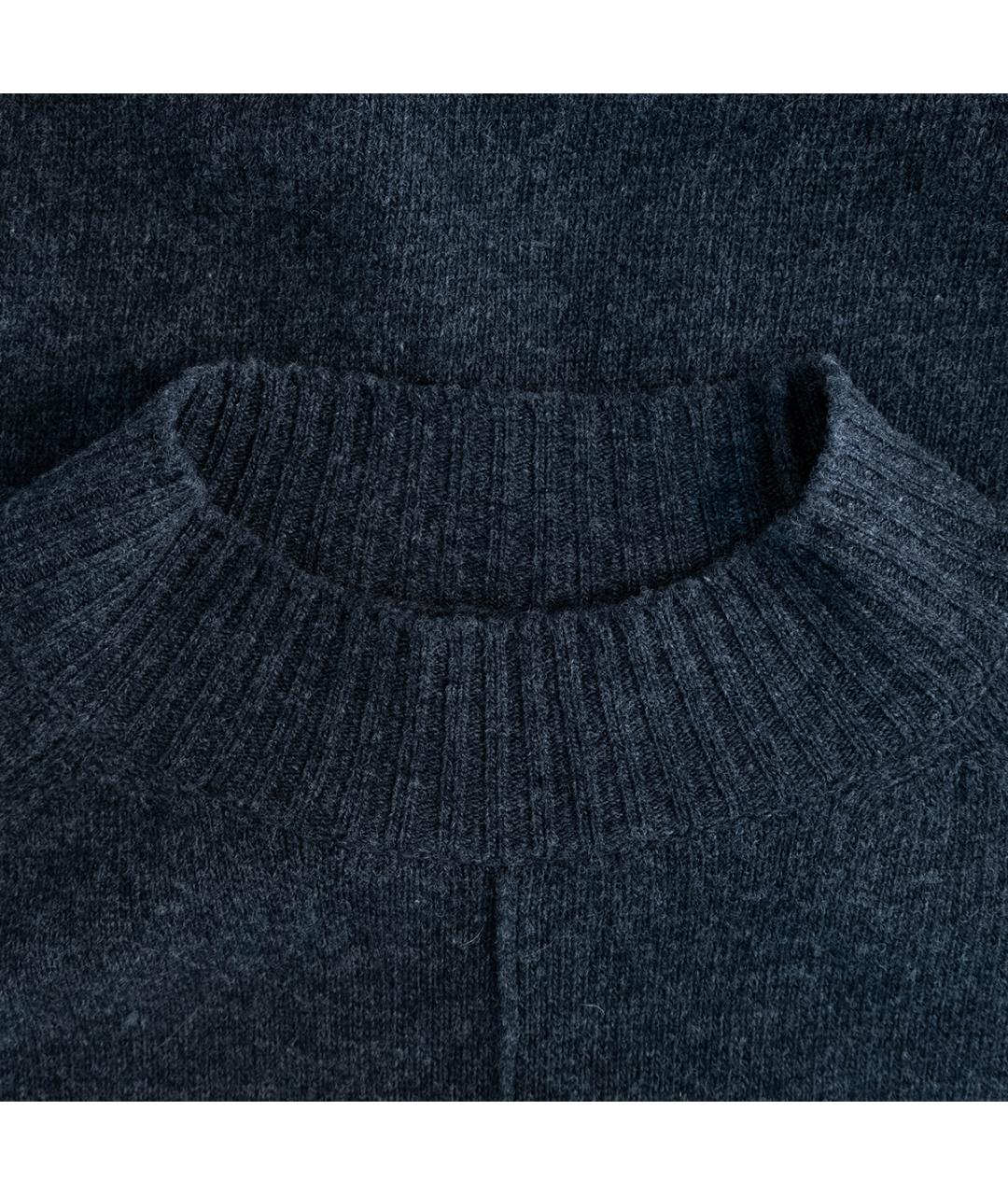 WEEKEND MAX MARA Серое шерстяное повседневное платье, фото 3