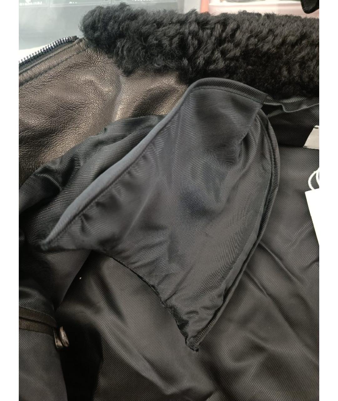 MAGDA BUTRYM Черная кожаная куртка, фото 5