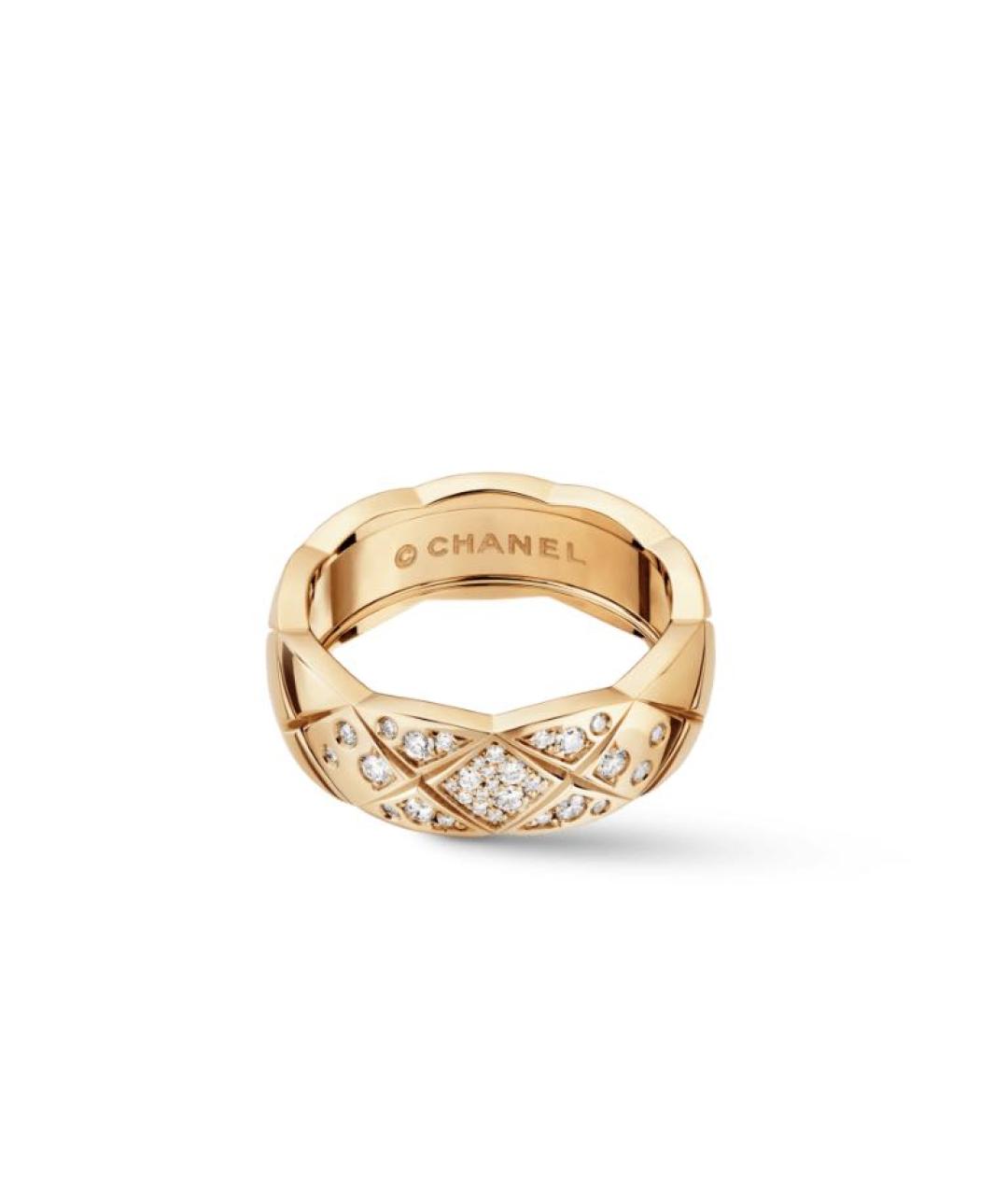 CHANEL Бежевое кольцо из розового золота, фото 2