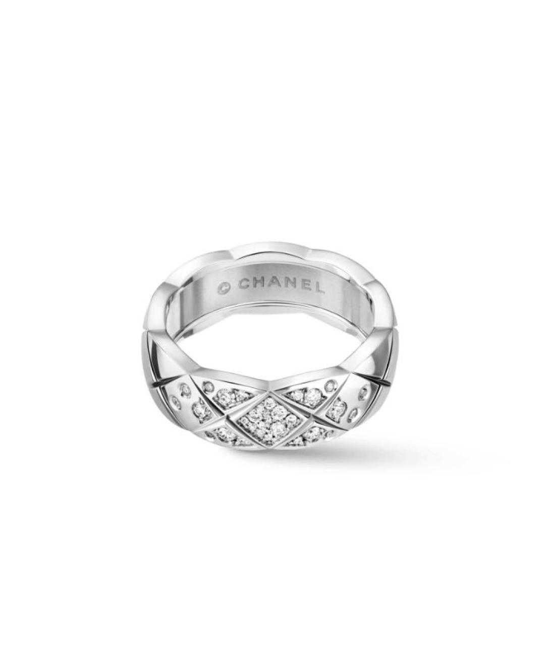 CHANEL Серебряное кольцо из белого золота, фото 2