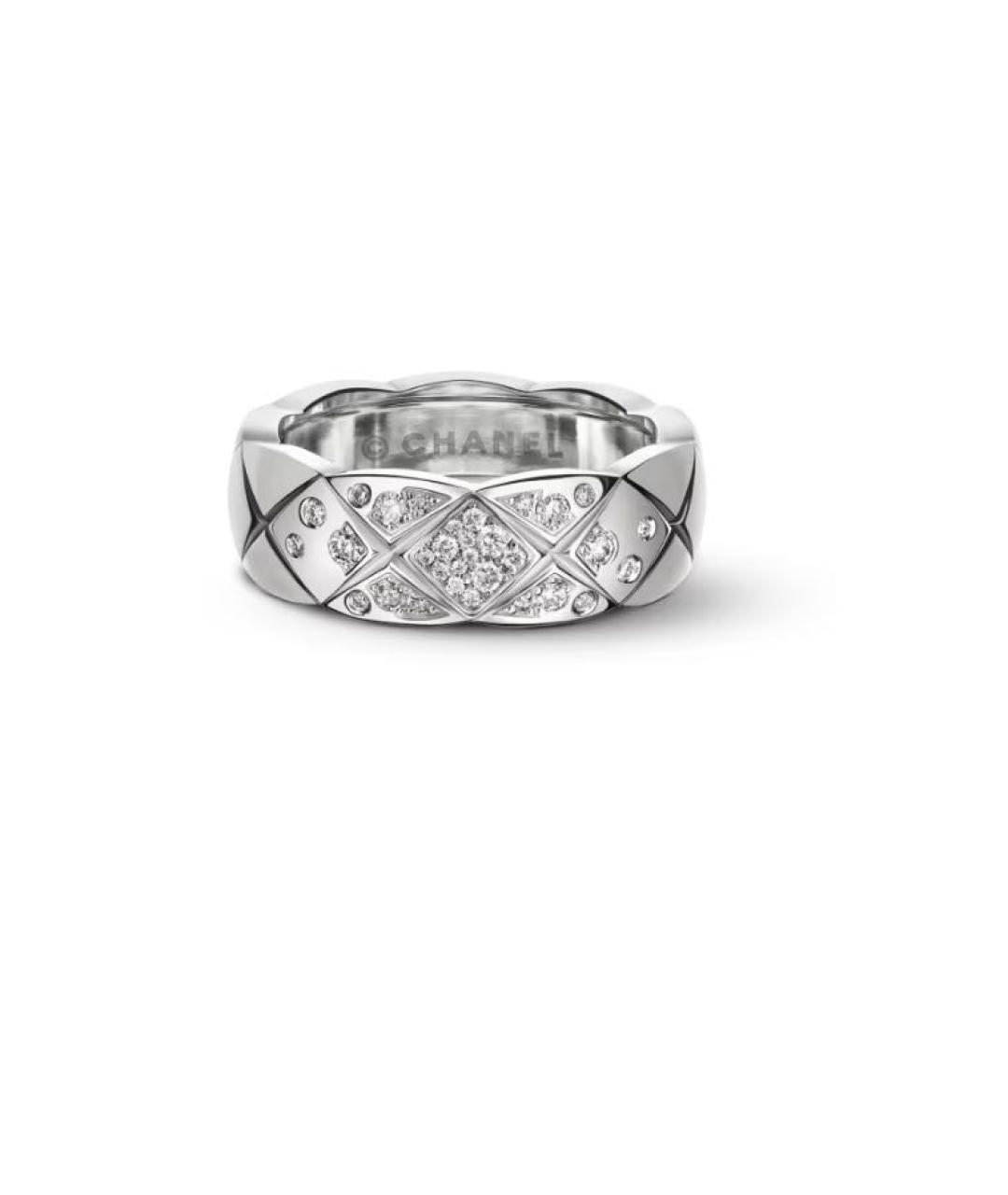 CHANEL Серебряное кольцо из белого золота, фото 5