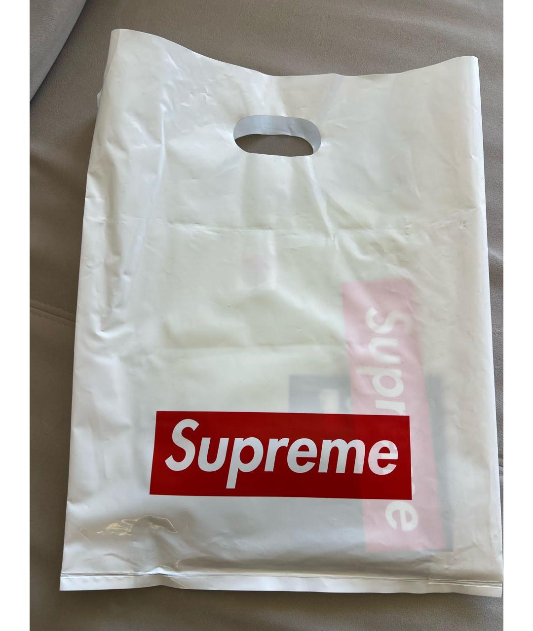 SUPREME Салатовая хлопковая футболка, фото 5