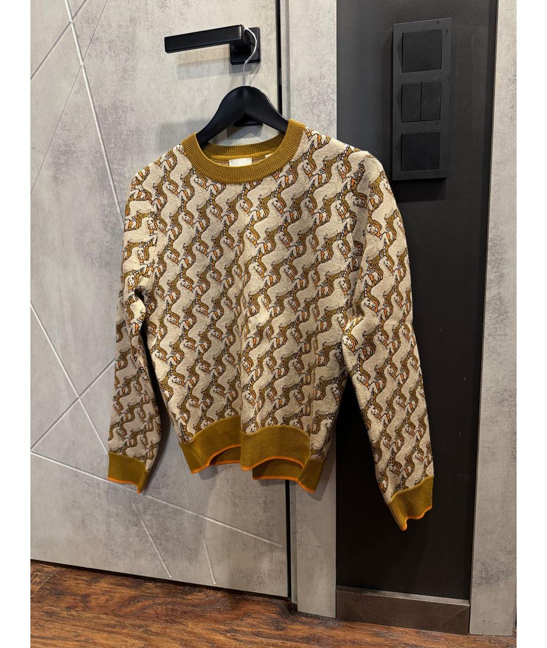 BURBERRY Мульти шерстяной джемпер / свитер, фото 5