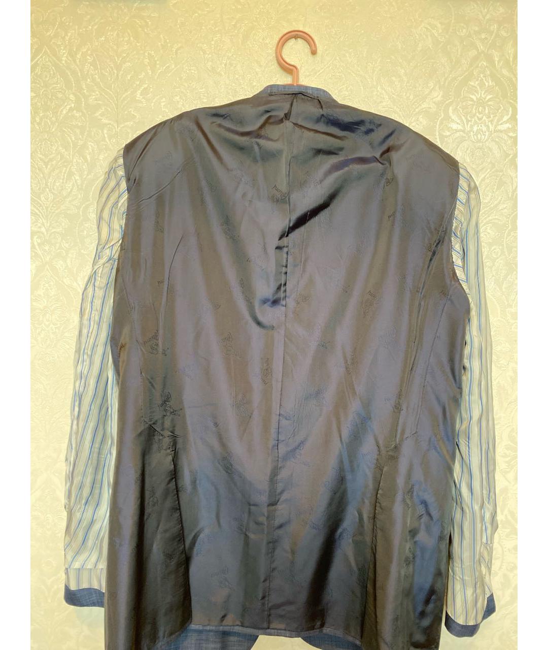 BRIONI Синий классический костюм, фото 2