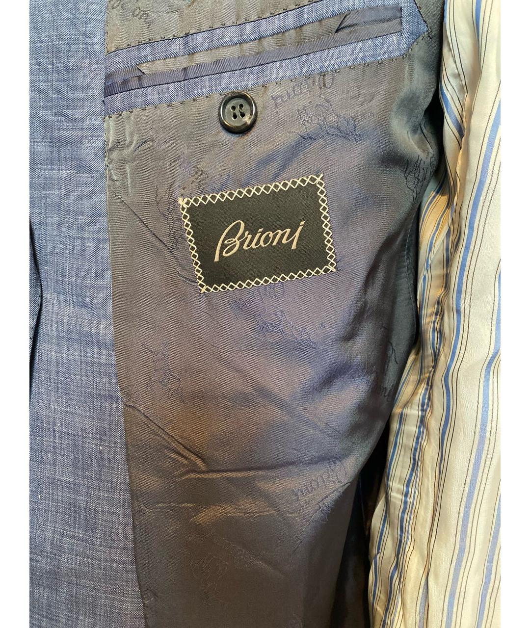 BRIONI Синий классический костюм, фото 6