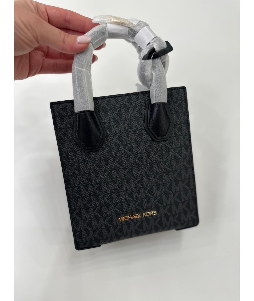 MICHAEL KORS Черная сумка через плечо, фото 3