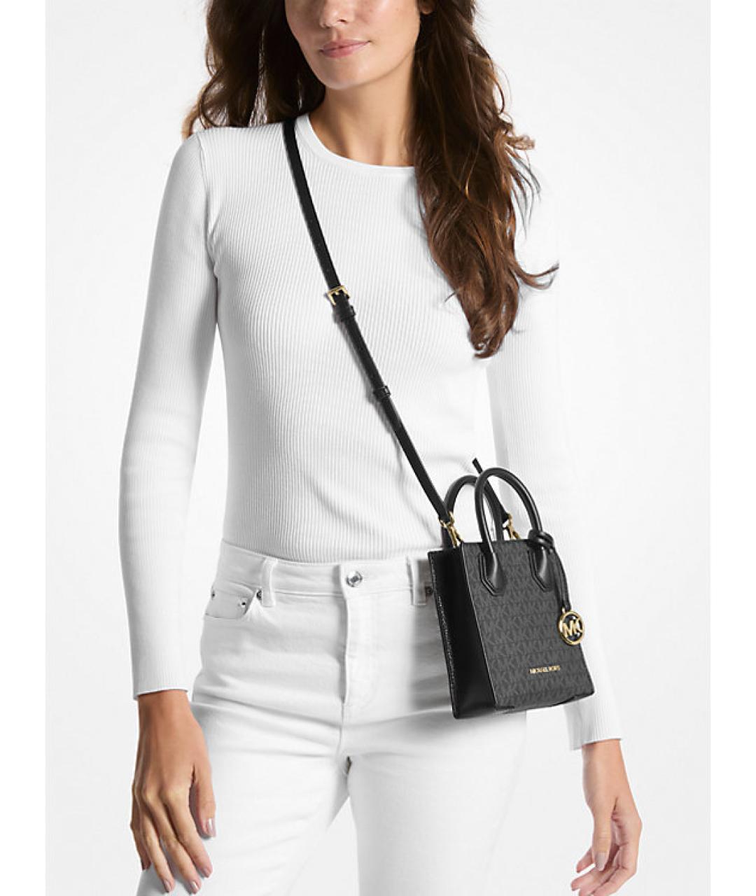 MICHAEL KORS Черная сумка через плечо, фото 2