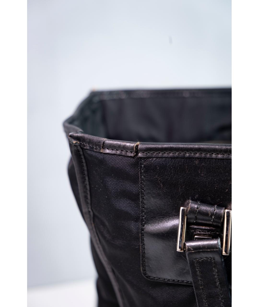 GUCCI Черная синтетическая сумка тоут, фото 8