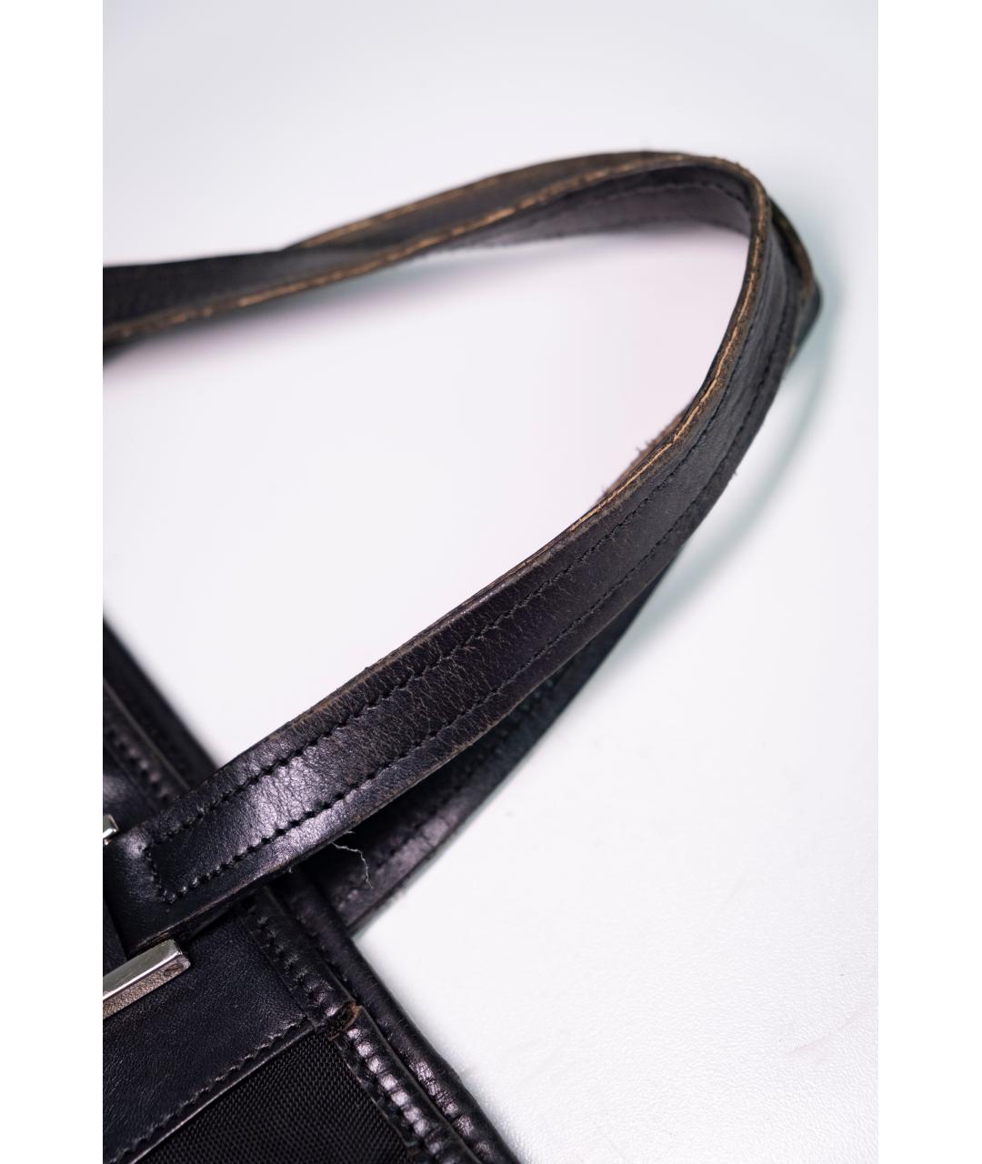 GUCCI Черная синтетическая сумка тоут, фото 9