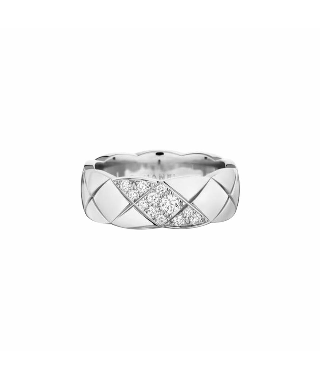 CHANEL Серебряное кольцо из белого золота, фото 1