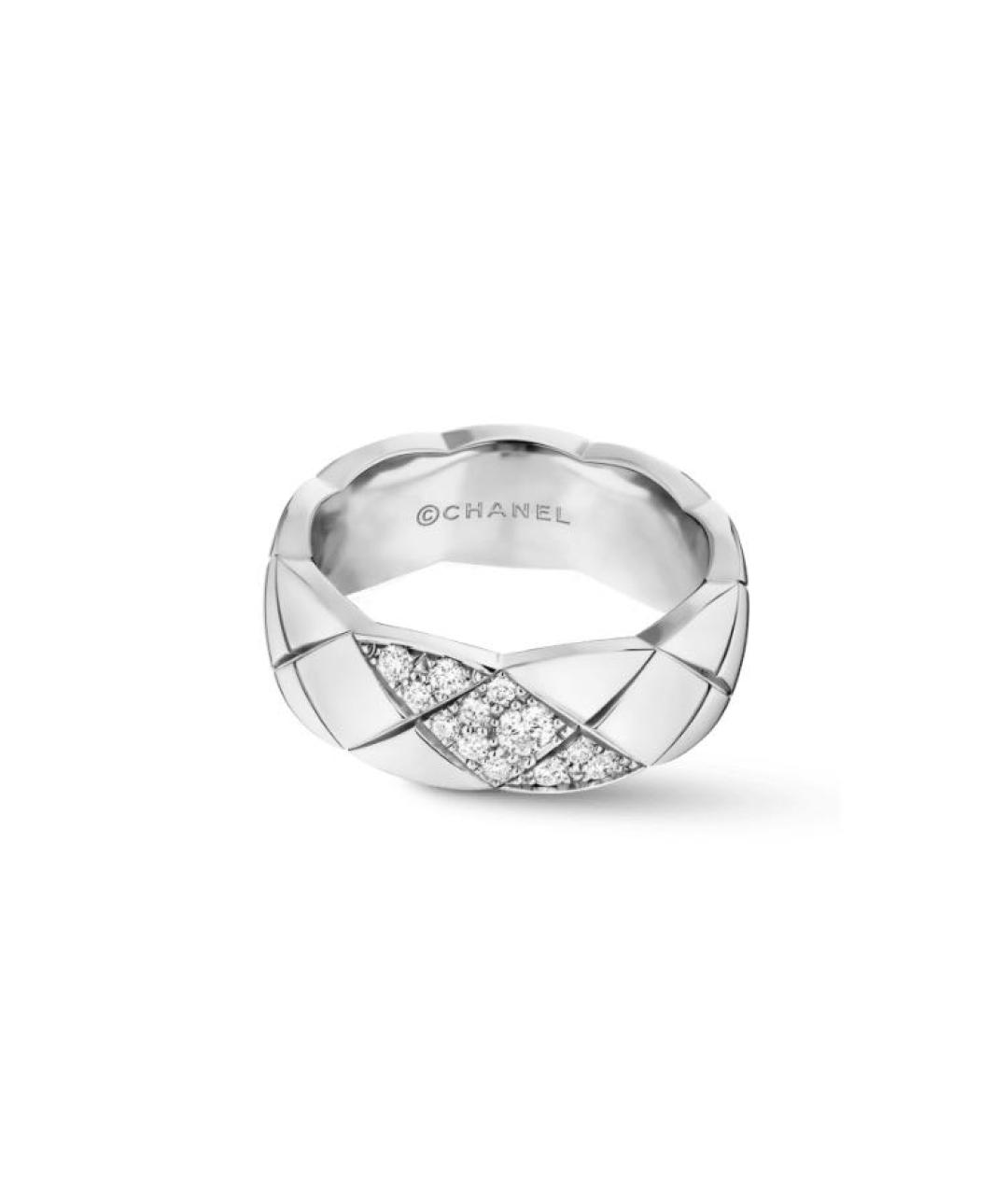 CHANEL Серебряное кольцо из белого золота, фото 2